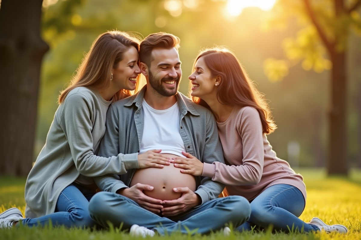 homme enceinte